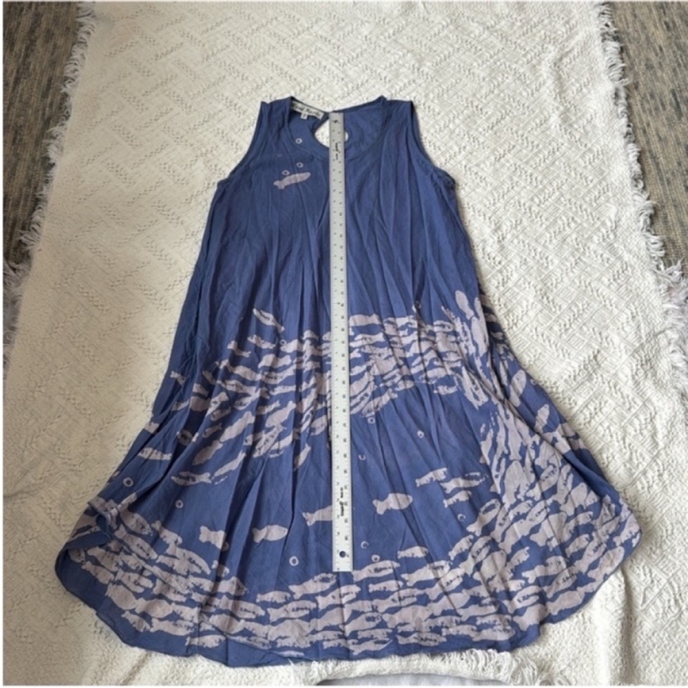 Sleeveless Scoop of Fish Scoop Neck Sundress - Picture 7 of 11
